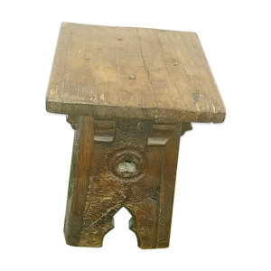 tabouret bois 18/19 eme
