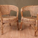 Series 4 rattan armchairs