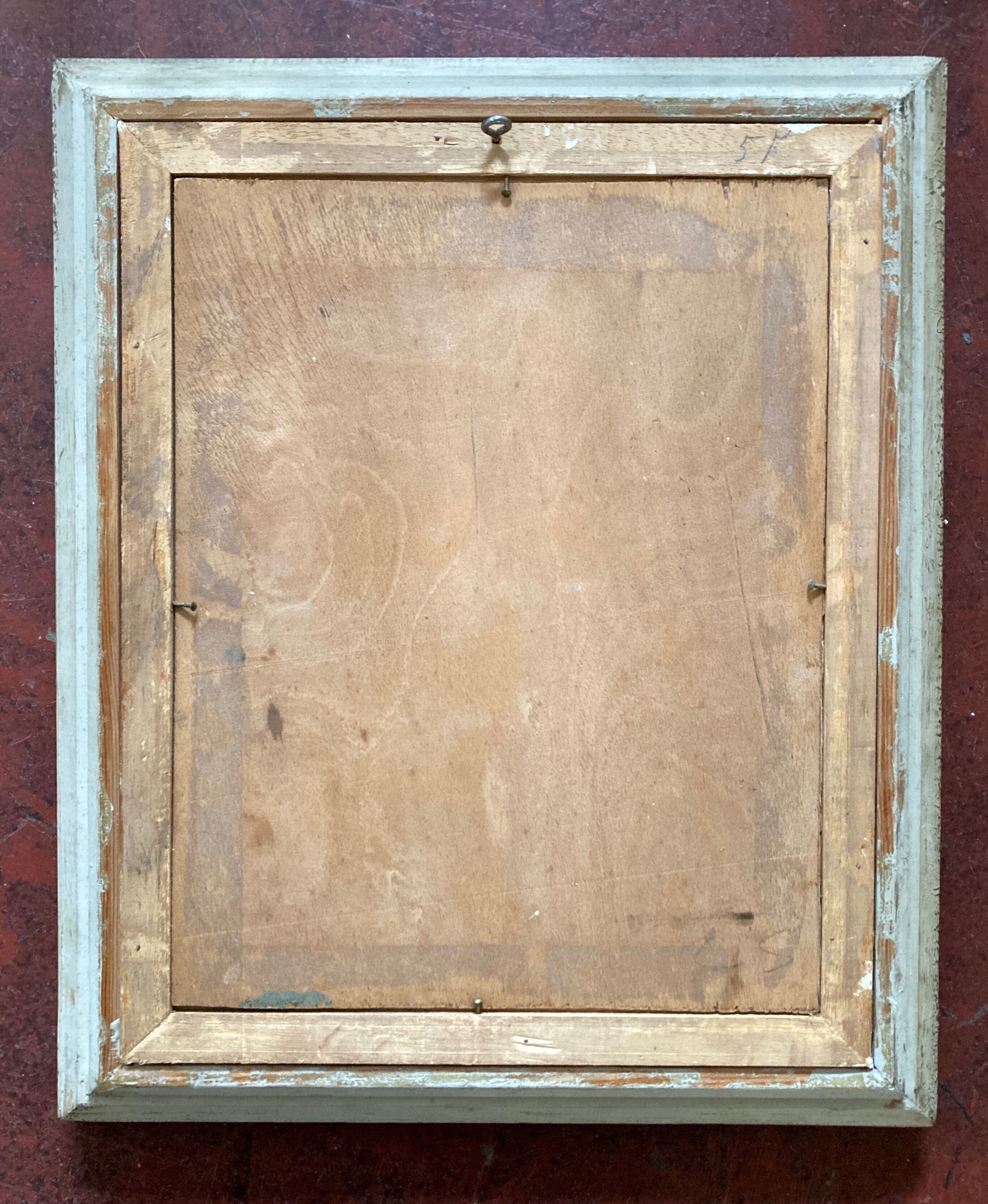 Portrait of the Clear-Eyed Man Oil on Wood 1947