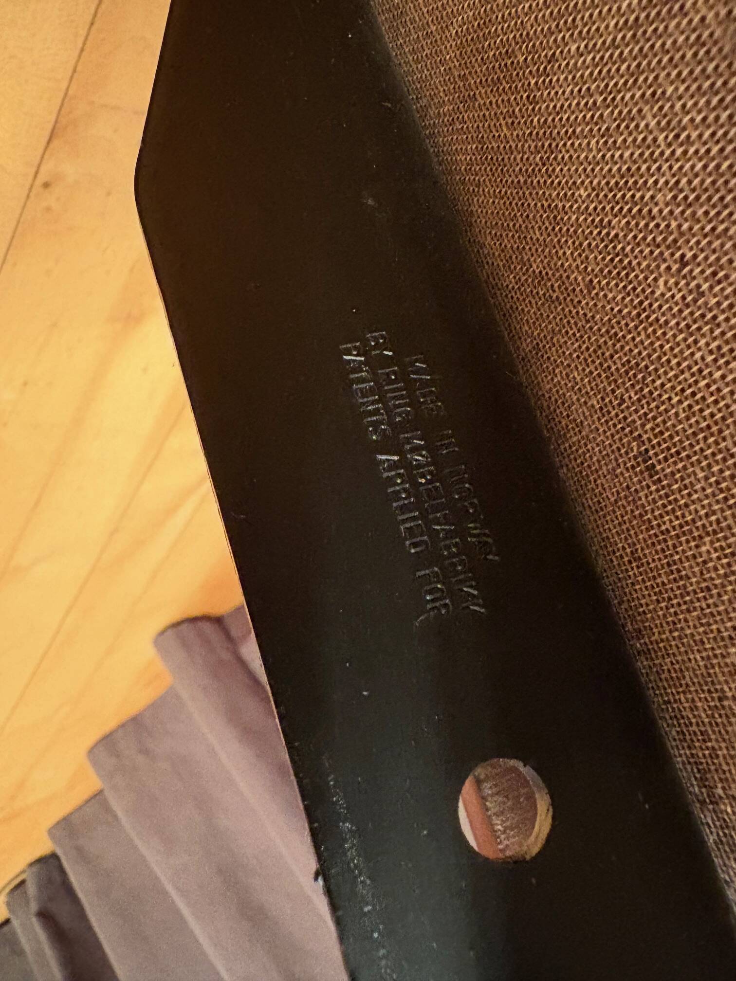 Armchair with footstool, By Ring Mebelfabrikk, Norway, 1960s