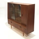 Teak showcase bookcase