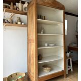 Vintage bookcase cabinet