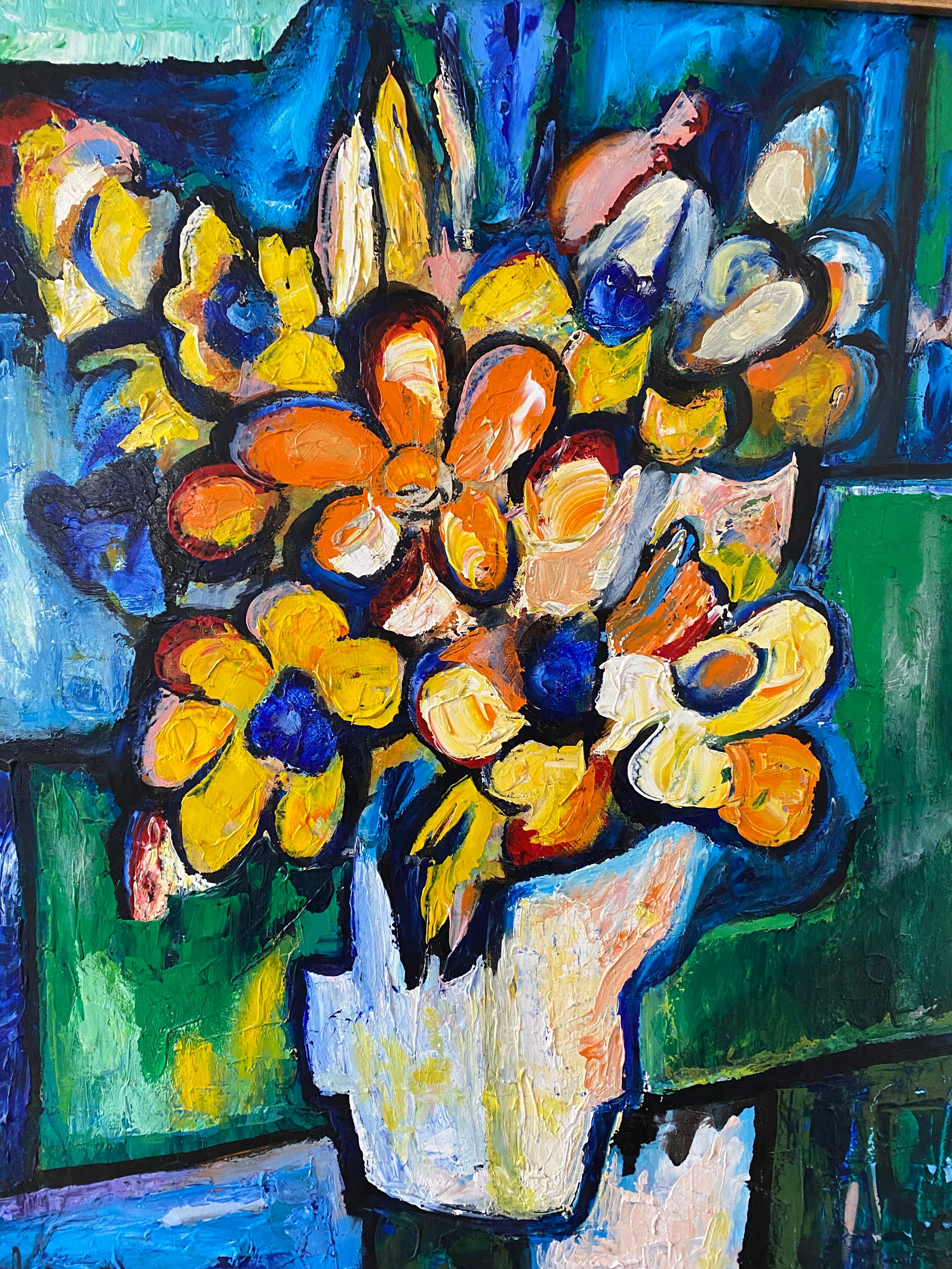 Still life signed Jacqueline Luyton (1923-2008)