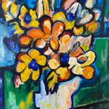 Nature morte signé Jacqueline Luyton (1923-2008)