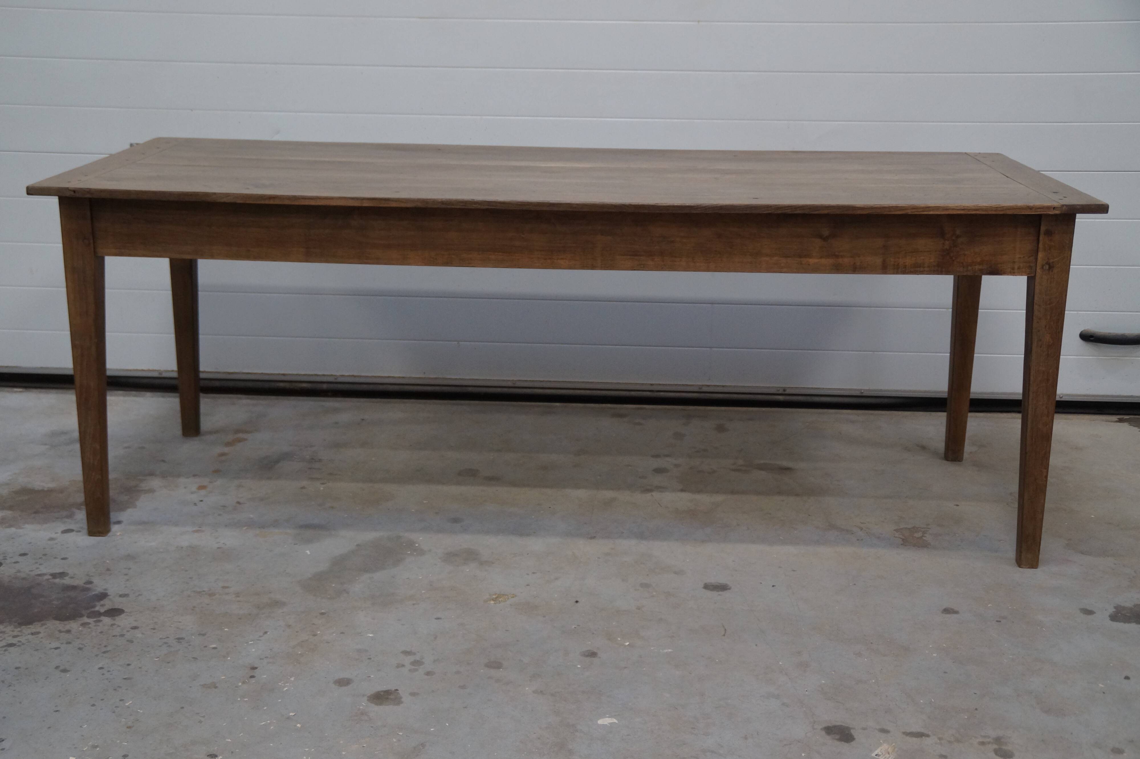 Ancienne table de ferme en chêne