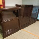 Modular vintage window secretary cabinet MD - 60s