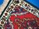 Vintage persian carpet hamadan handmade 1.3' x 1.9' (40cm x 60cm) 1970s, 1c761