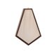 Vintage Italian pentagon-shaped mirror, 1960s