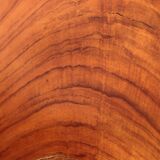 Robust armchair made of recycled wood