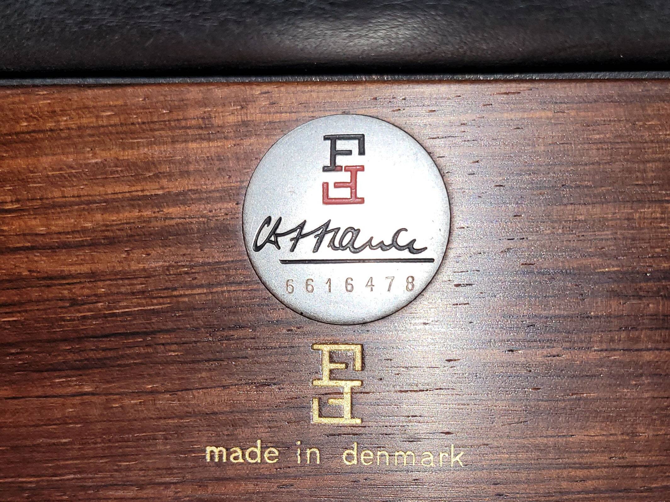 Rosewood armchair, Danish design, 1960s, designer: Ole Gjerløv Knudsen & Torben Lind, manufacturer: