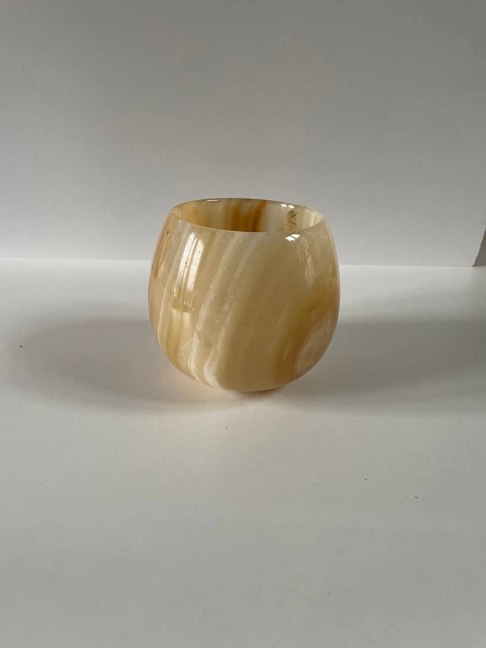 Onyx marble candle holder