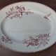 Oval dish Sarreguemines and Digoin service "Favorite"
