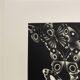 Mario avati (1921-2009), papillons, manière noire, 1970