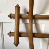 Thonet 1900 curved wooden wall coat rack