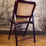 Cane folding chair 1970
