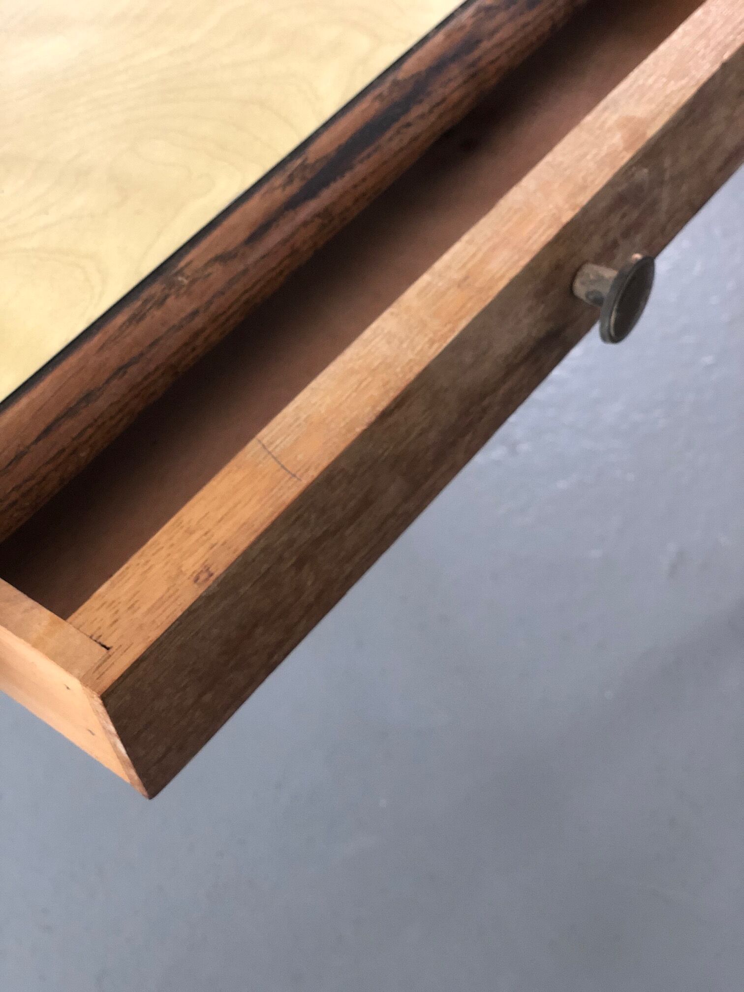 Table / desk 50/60 years melamine top