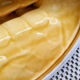 Old tureen yellow fish earthenware Sarreguemines France Slip
