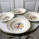 Lot de 4 assiettes creuses Digoin Sarreguemines