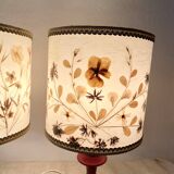 Pair of vintage bedside lamps
