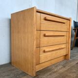 Commode Gautier en bois en pin de 1970