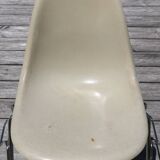 Eames cream shell chair Herman Miller
