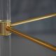 Vintage brass and lucite serving trolley, France 1960s
