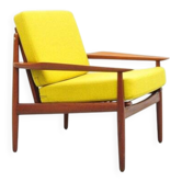 Fauteuil en teck danois par Glostrup, années 1950