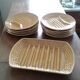 Service in Asparagus .12 plates and dish Sarreguemines