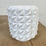 Vintage White Porcelain Wall Light, 1970s