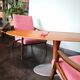 Czech vintage coffee table, wood and metal