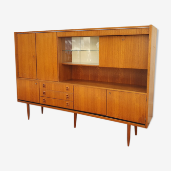 Buffet haut enfilade scandinave vintage années 60