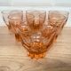 Set de 6 verres vintage Luminarc étoile rose