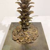 Mid-Century Modern Brass Table Lamp