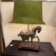 Large vintage horse plight in tin, H103 cm