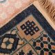 Antique 1930s Chinese Art Deco rug 64cm x 123cm - 1C1261