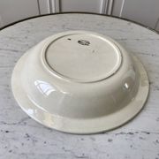 Hollow dish / salad bowl badonviller with geometric patterns 30s