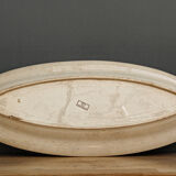 Plat ovale sarreguemines, collection vega