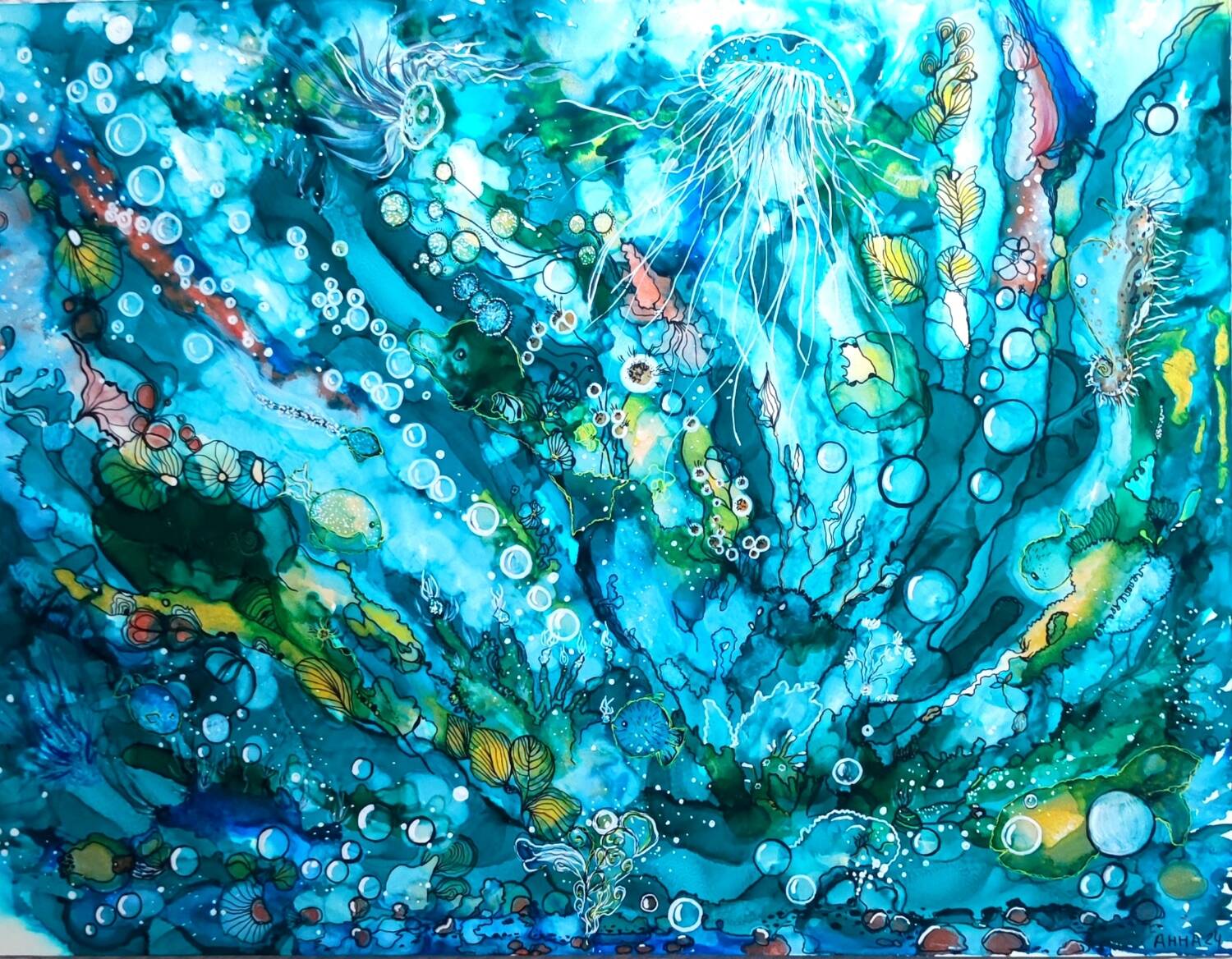Painting the marine world