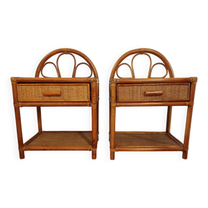 Paire tables chevet - 1960