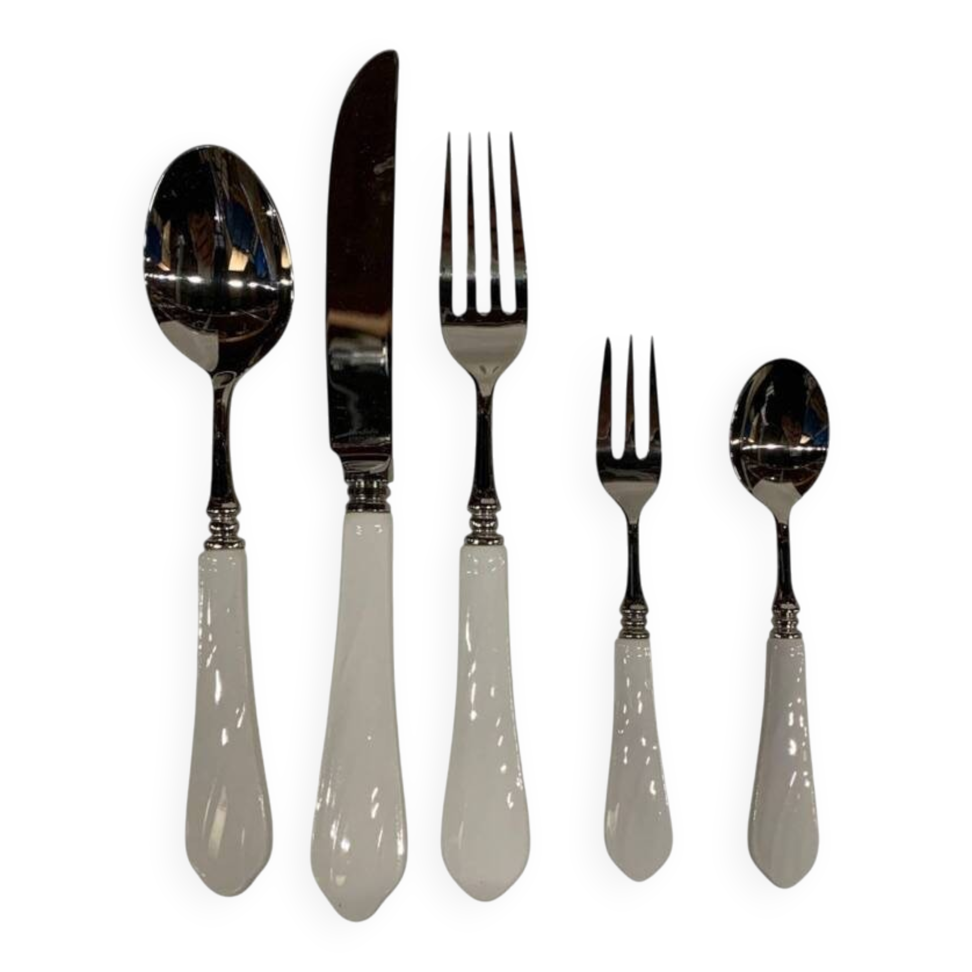 Noritake white porcelain cutlery
