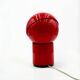 Lampe Space Age « Sfera Notte » Gagiplast, rouge vif, années 1970