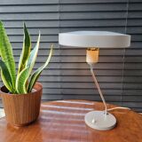 Lampe de bureau vintage Louis Kalff, modèle Romeo, années 1960, gris, Pays-Bas