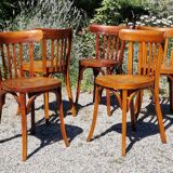 Set 5 chairs Baumann n°108 years 50