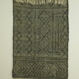 2.6x4 ft-jute handwoven kilim runner, entryway, wall art,lobby, rug\carpet.