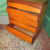 Vintage dresser in teak and walnut