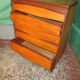 Commode vintage en teck et noyer