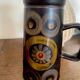 Enamelled ceramic carafe