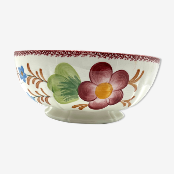 Vintage salad bowl Fleurs de Gien