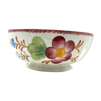 Vintage salad bowl Fleurs de Gien