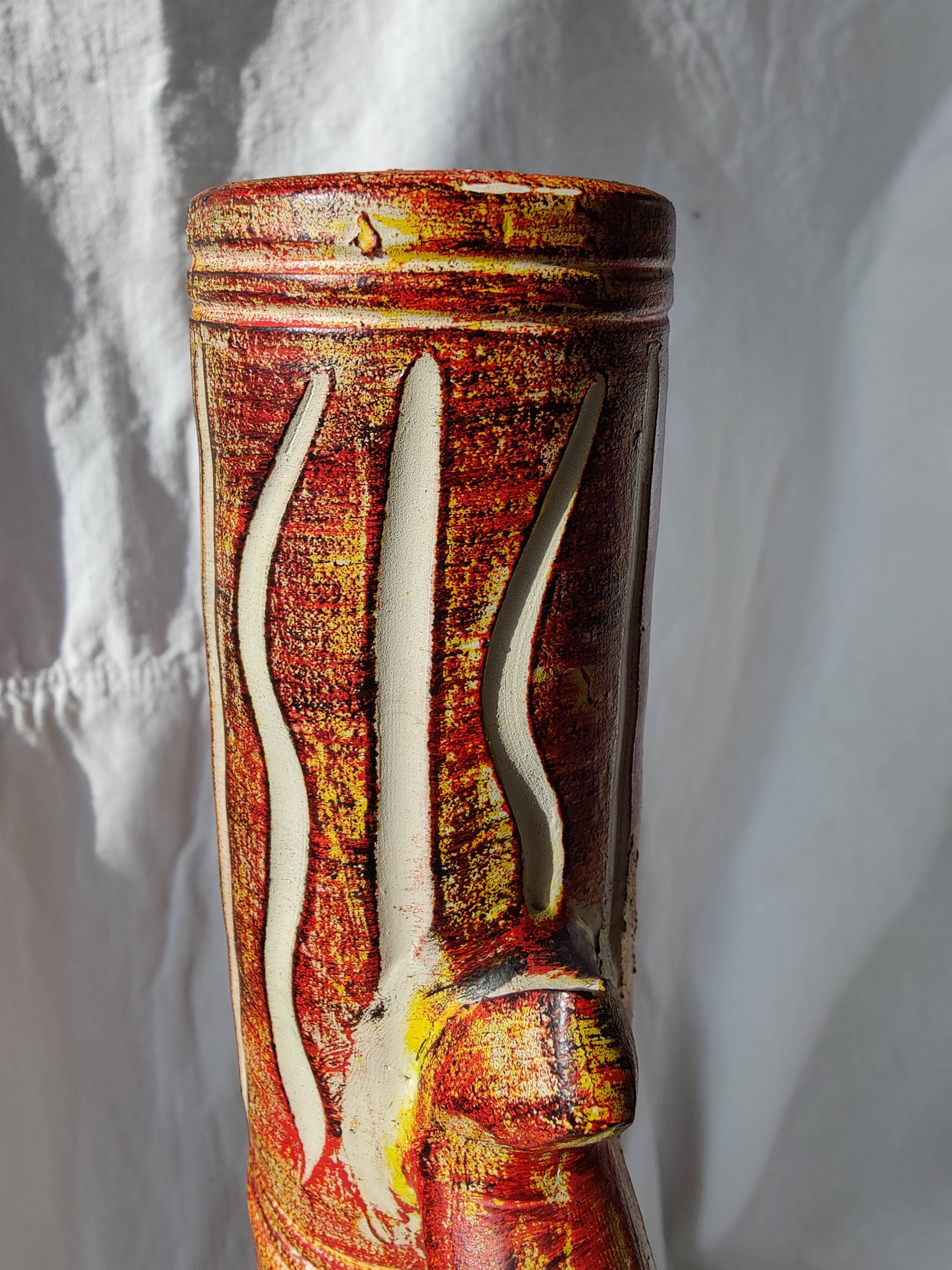 Large Spanish ceramic ewer vase Oniria 60s